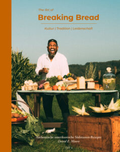 Coverpage of the cookbook "The Art of Breaking Bread" by David E. Moore