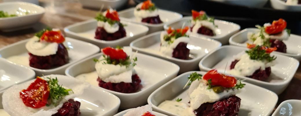 Rote Bete Tomate als Salat