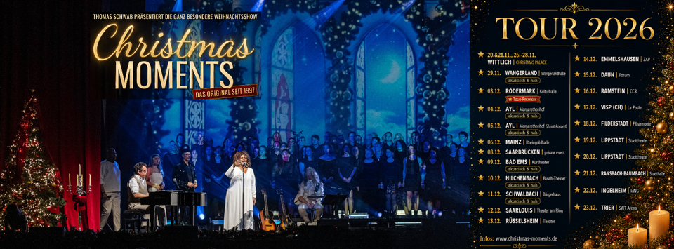 Christmas Moments tour dates 2026